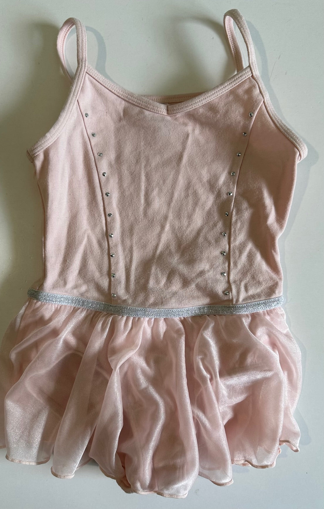 *Play* More Than Magic, Pink Dance Suit with Tutu Skirt - Size Small (6/6X)