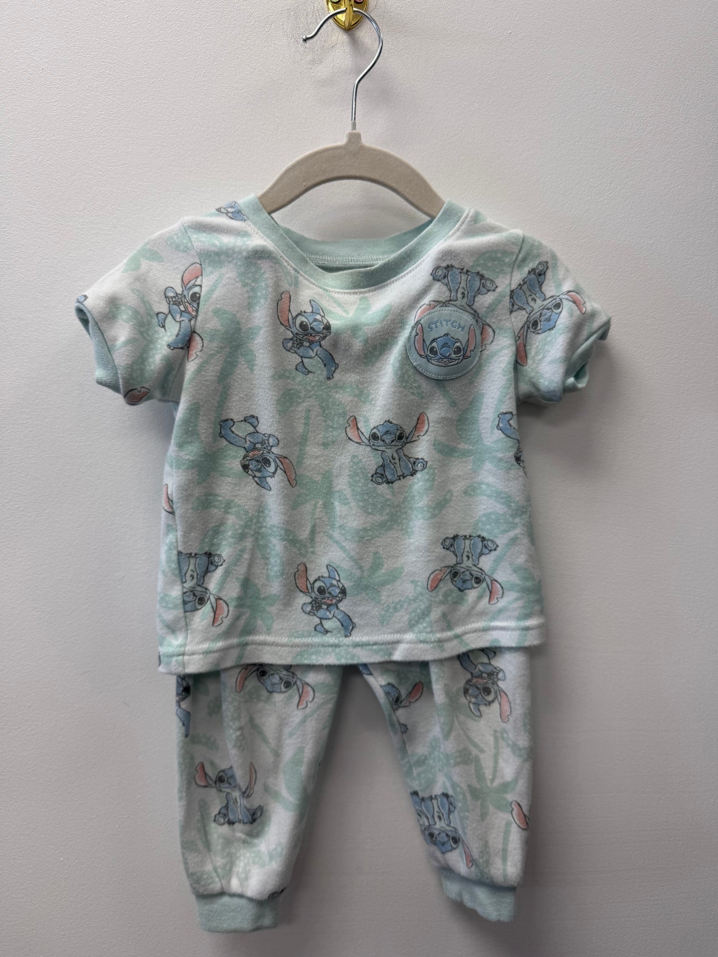 DISNEY STICH PJ'S SIZE 12-18M