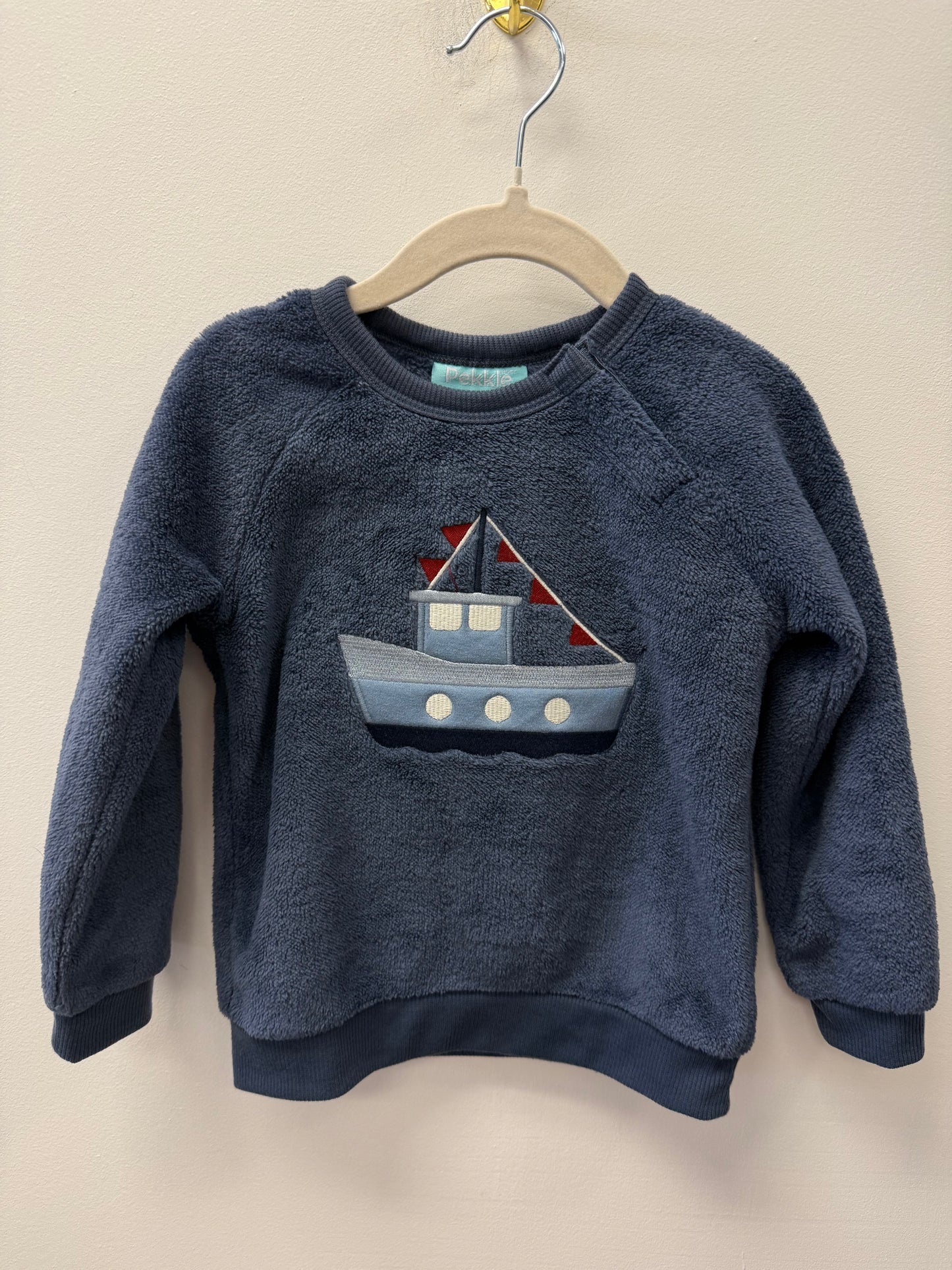PEKKLE SAILBOAT SWEATER SIZE 24M