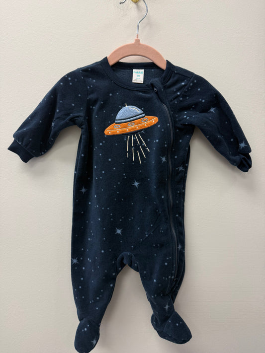 PEKKLE FLEECE SPACE SLEEPER SIZE 3M