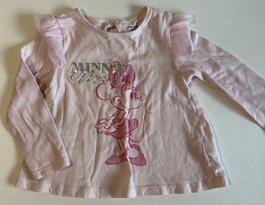 Joe Fresh x Disney, Pale Pink Minnie Mouse Shirt - 12-18 Months