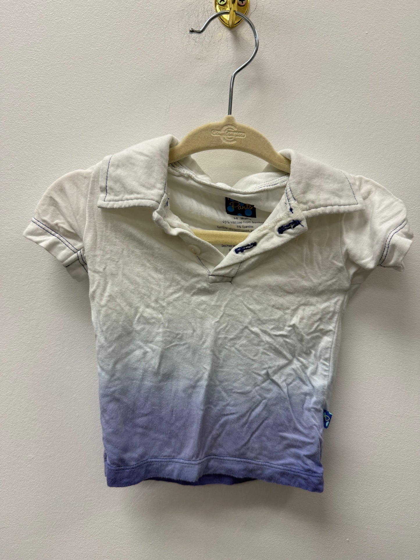 KICKEE PANTS BAMBOO SHIRT SIZE 3-6M