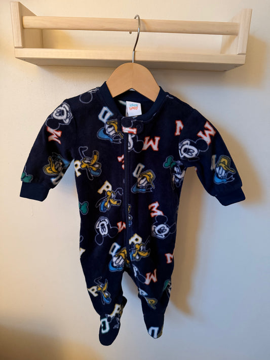 DISNEY BABY FLEECE SLEEPER 0-3M