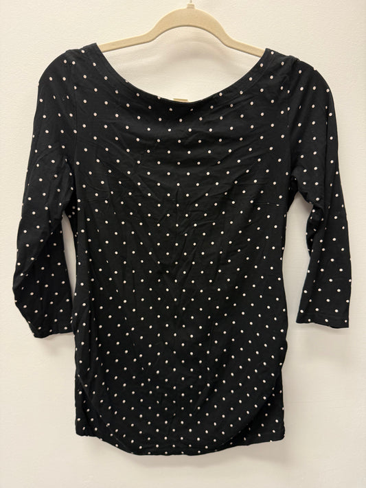 H&M MATERNITY POLKA DOT SHIRT SIZE MEDIUM