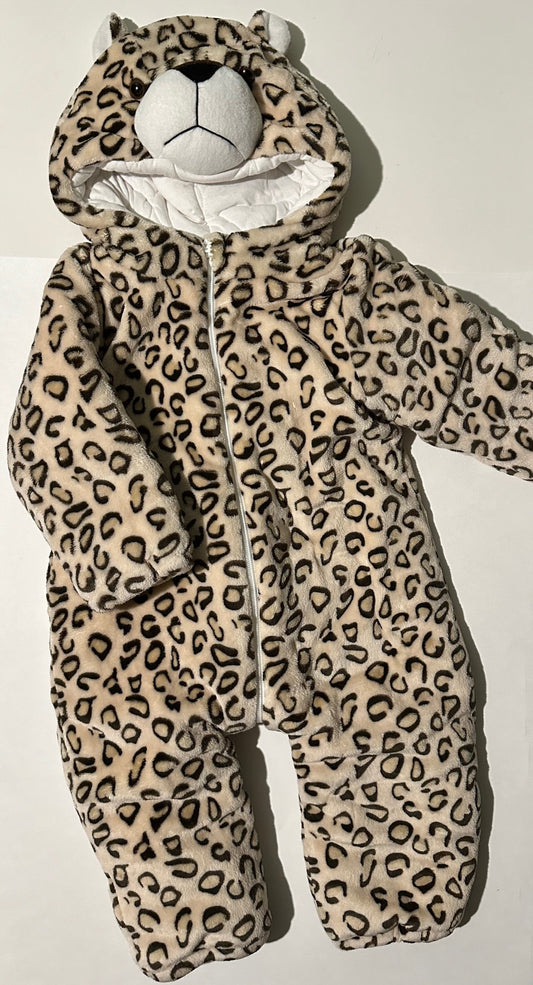 Easy & Comfort, Thick and Soft Animal Print Winter Suit - 12-18 Months