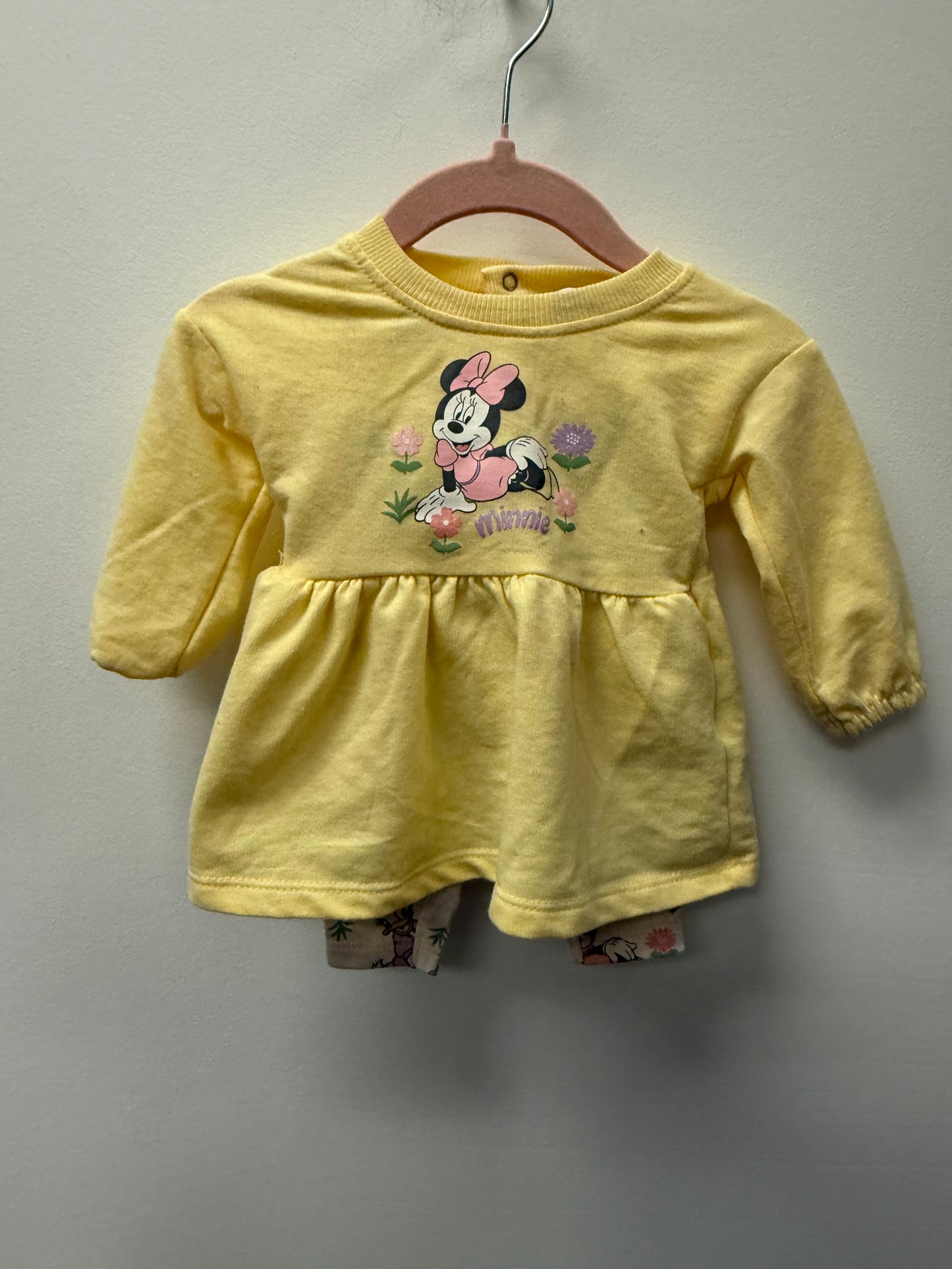 DISNEY MINNIE OUTFIT SIZE 0-3M