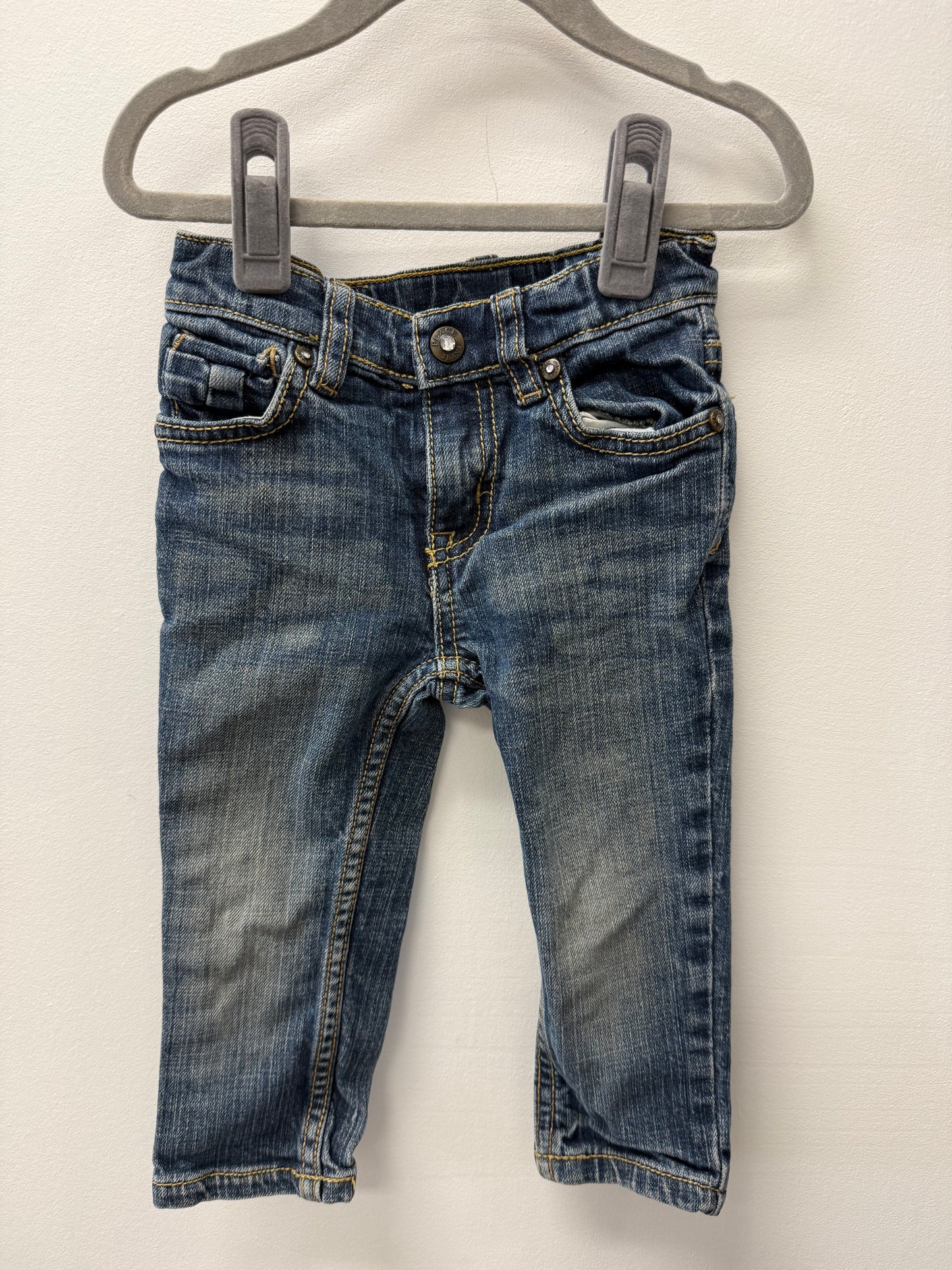 CHILDRENS PLACE BOW POCKET JEANS SIZE 24M