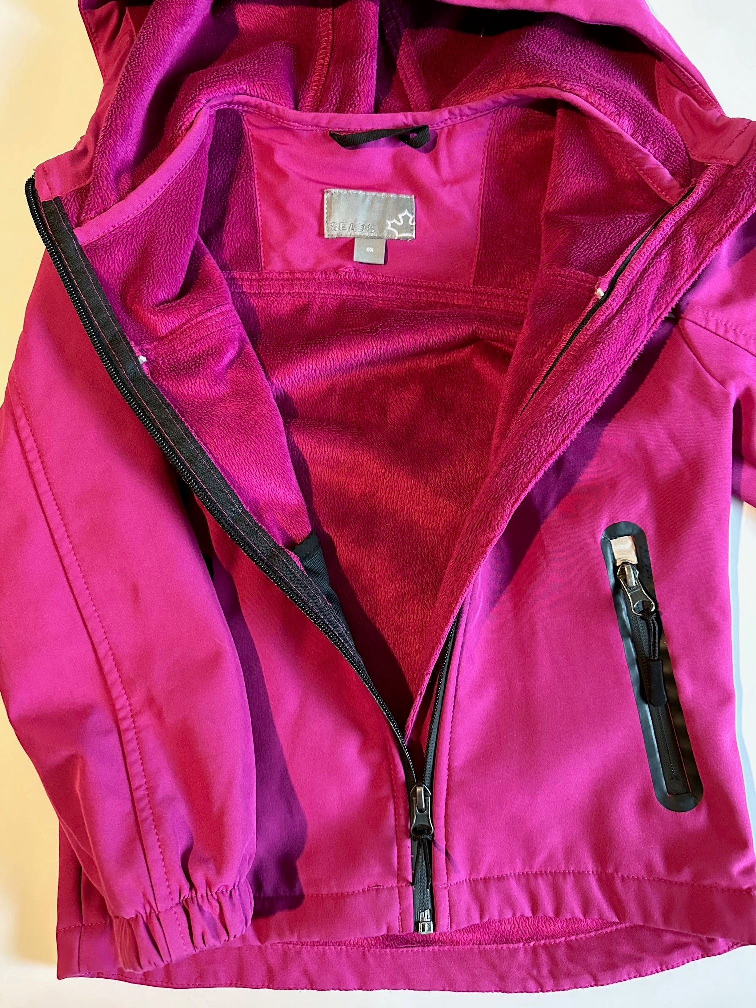 Pink and hot sale purple jacket