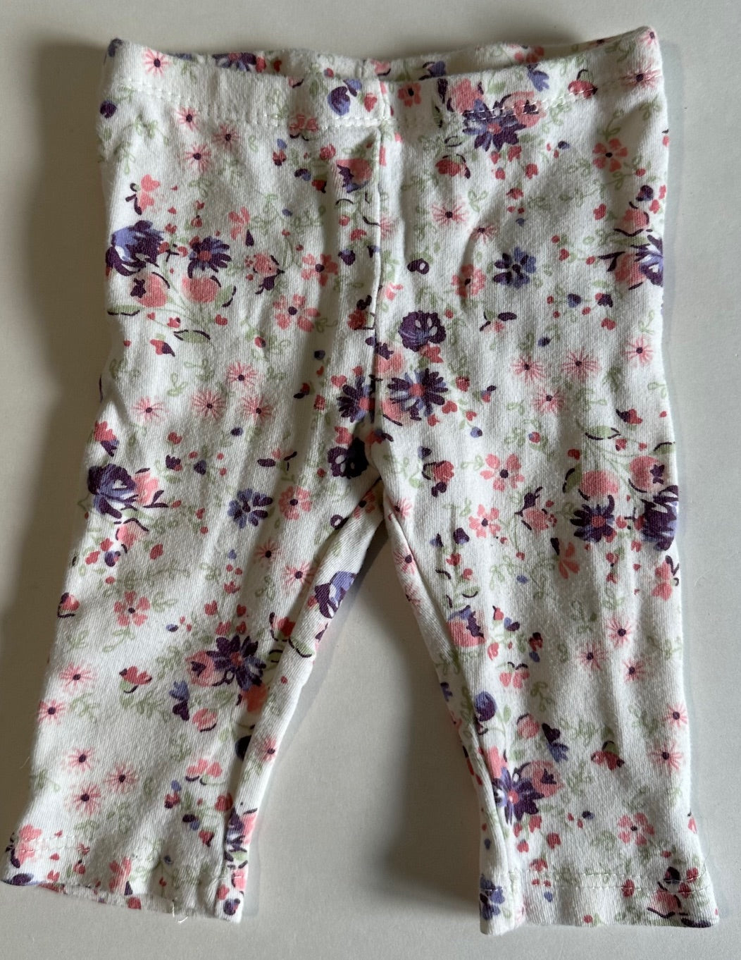 Laura Ashley, Flowery Pants with Ruffly Bum - 3-6 Months