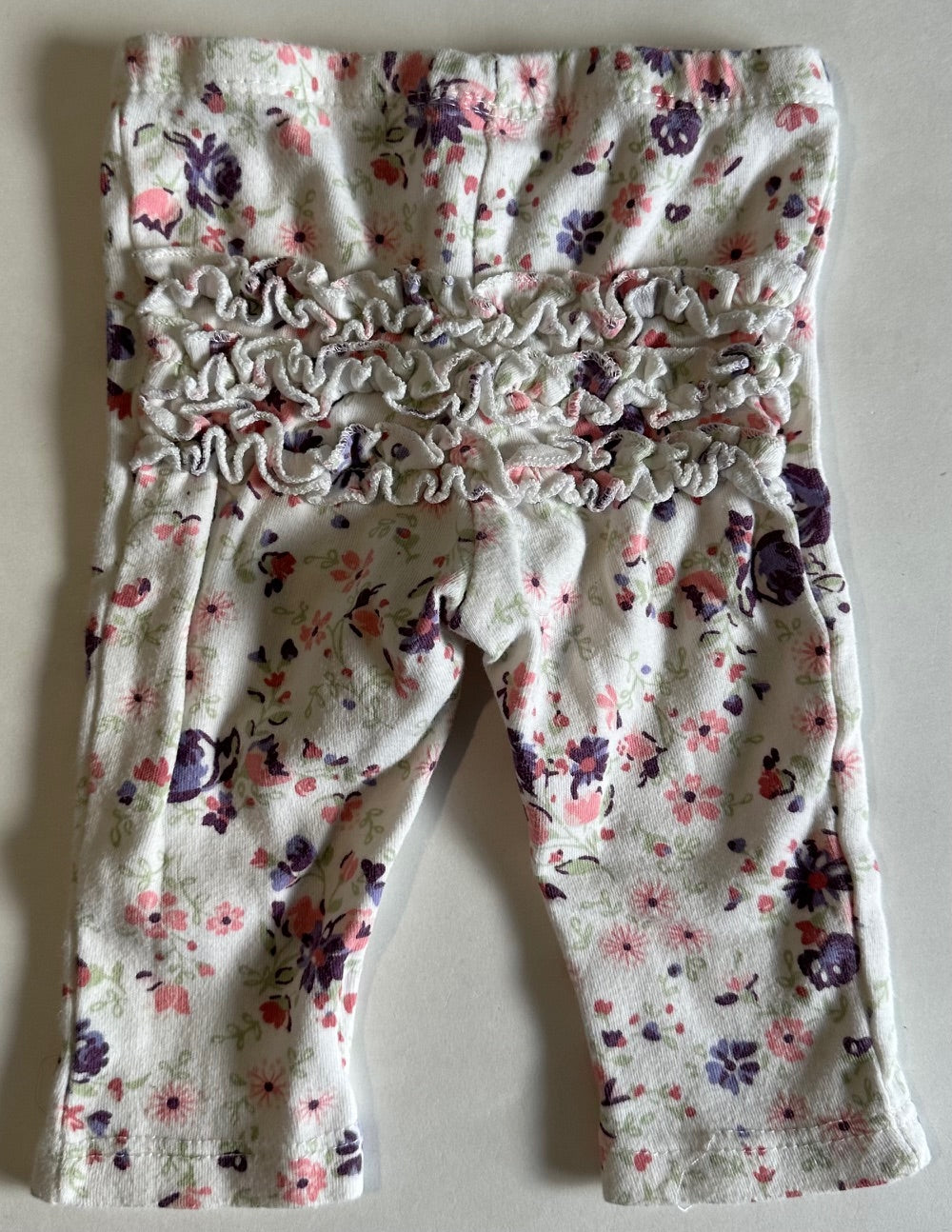 Laura Ashley, Flowery Pants with Ruffly Bum - 3-6 Months