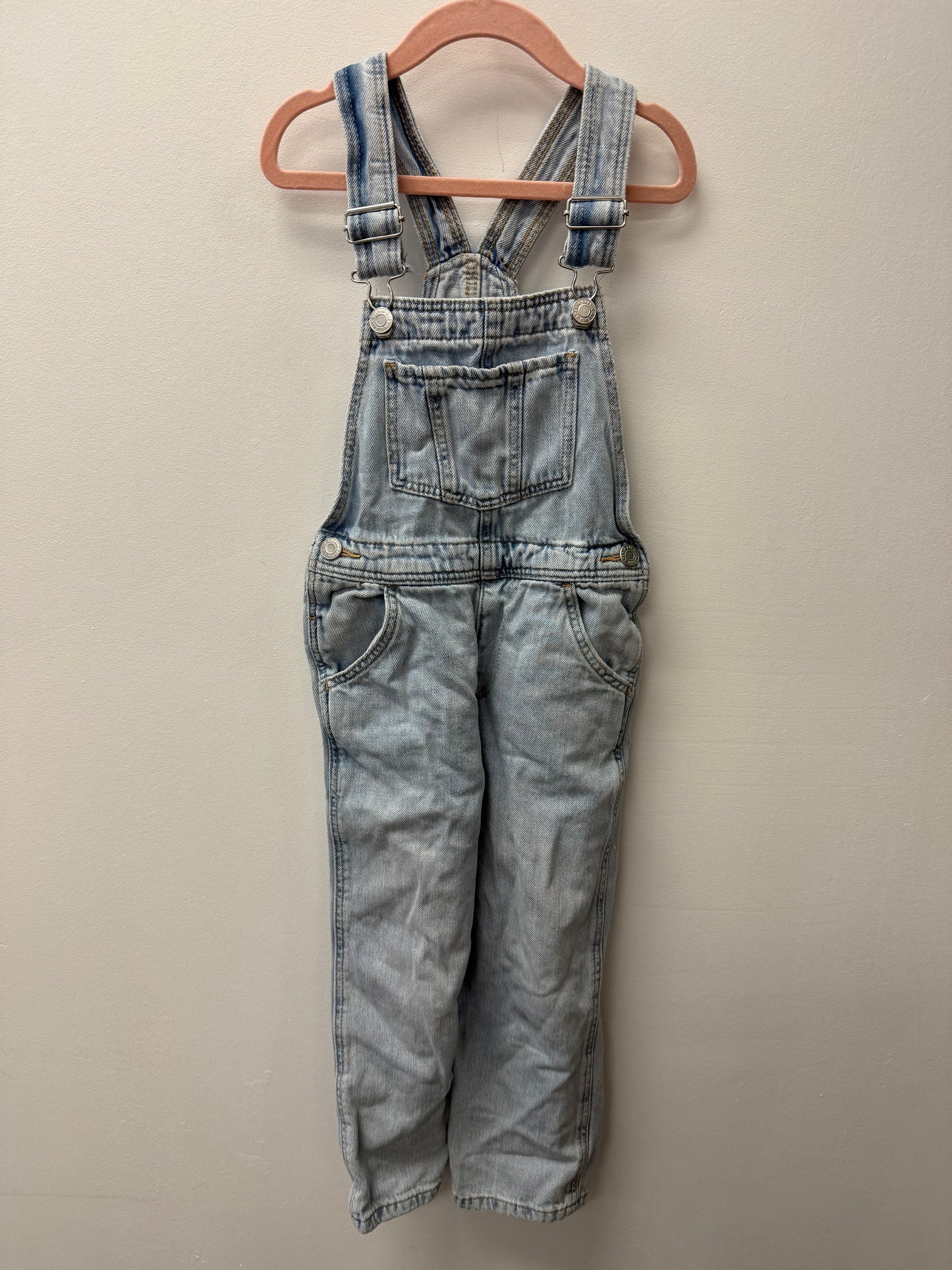 H&M DENIM OVERALLS SIZE 5