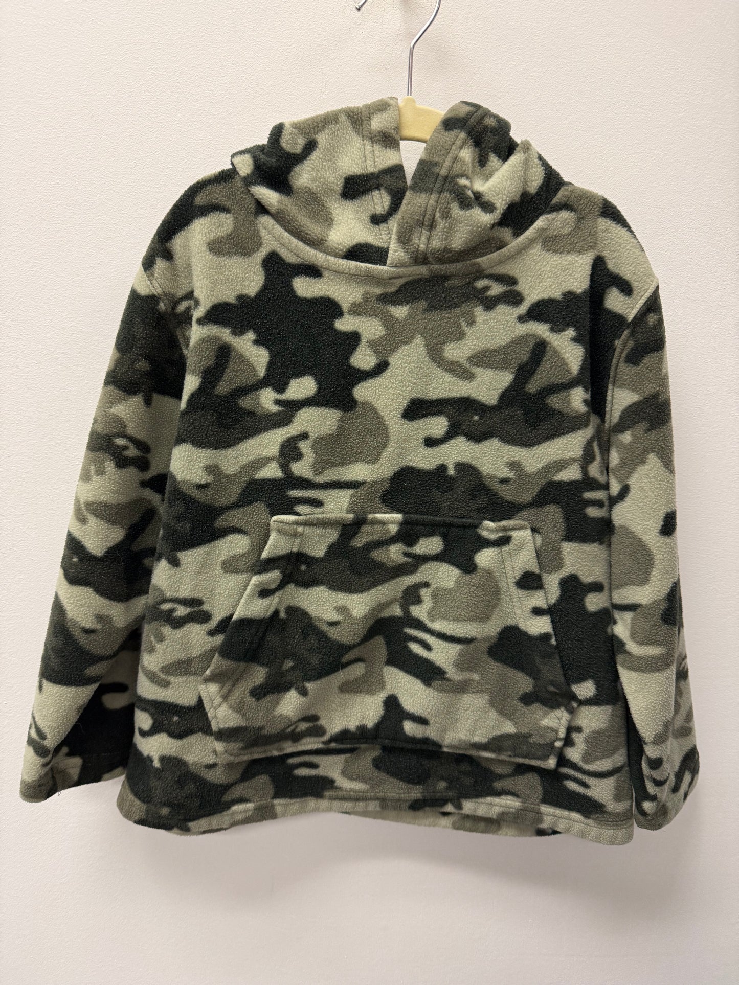 SEARS KIDS FLEECE CAMO HOODIE SIZE 6