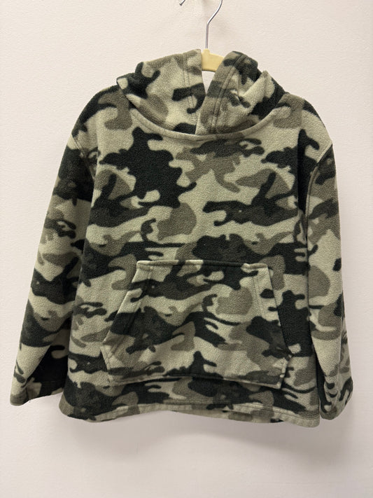 SEARS KIDS FLEECE CAMO HOODIE SIZE 6