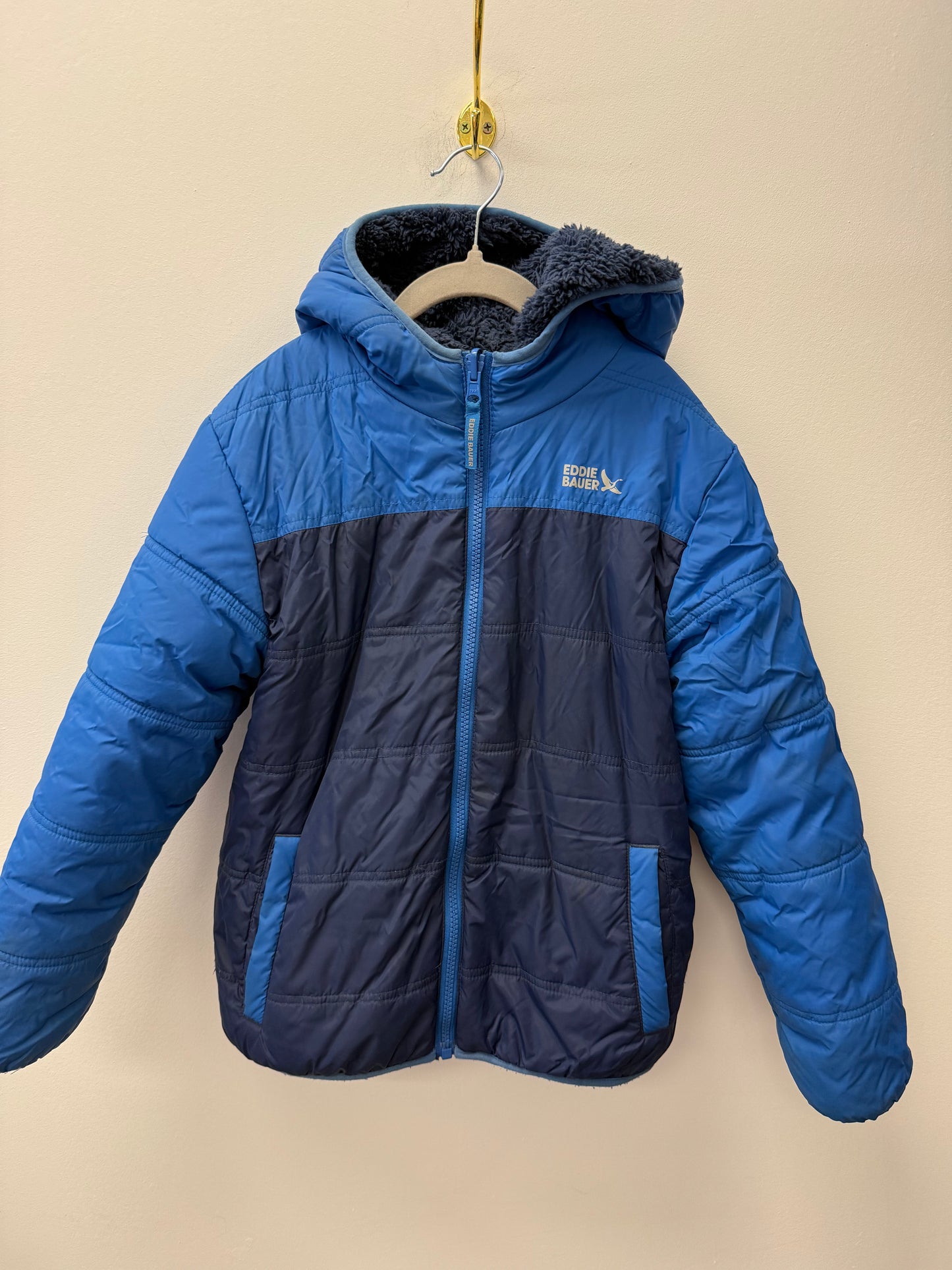 EDDIE BAUER REVERSIBLE COAT SIZE 7-8