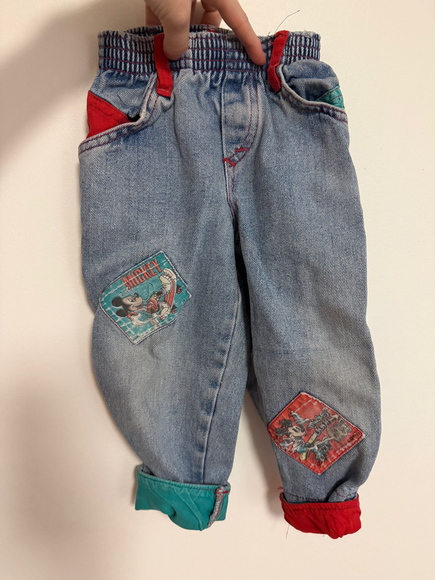 VINTAGE MOUSEGEAR DISNEY JEANS SIZE 2-3T