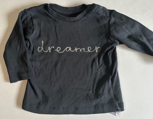 M&S, Dark Grey "Dreamer" Shirt - 9 Months