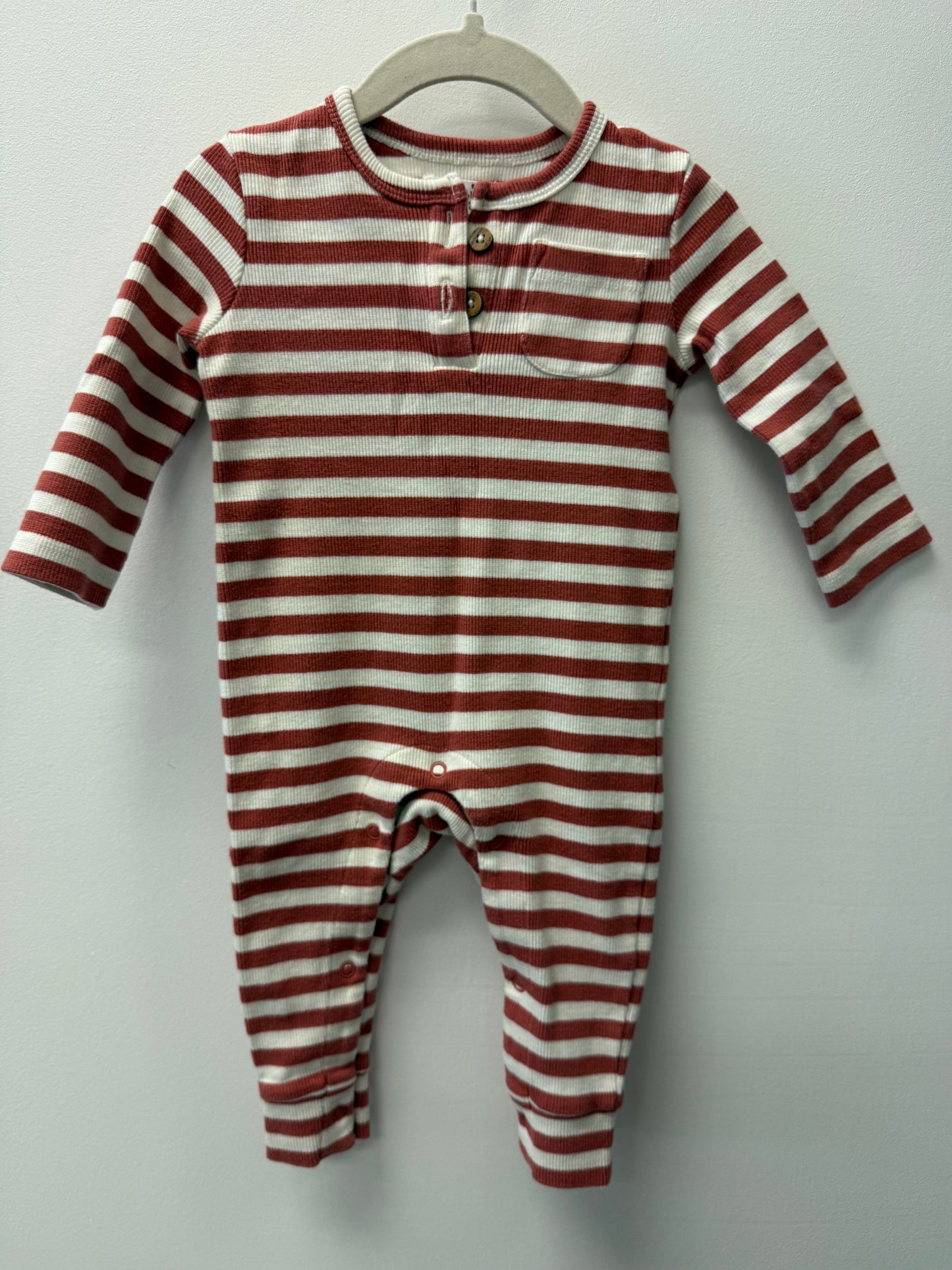 RISE LITTLE EARTHLING STRIPPED ONE PIECE SIZE 9-12M