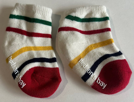 Hudson's Bay, Striped Socks - 12-24 Months