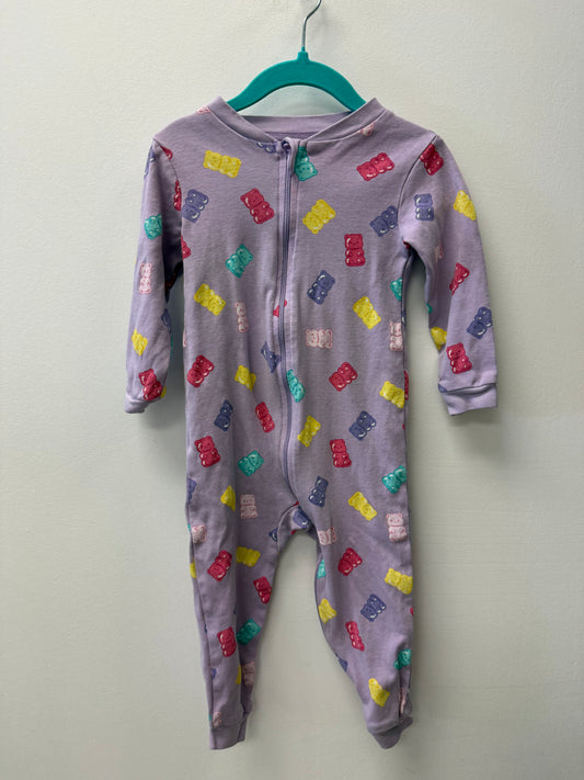 GEORGE GUMMY BEAR SLEEPER SIZE 2T