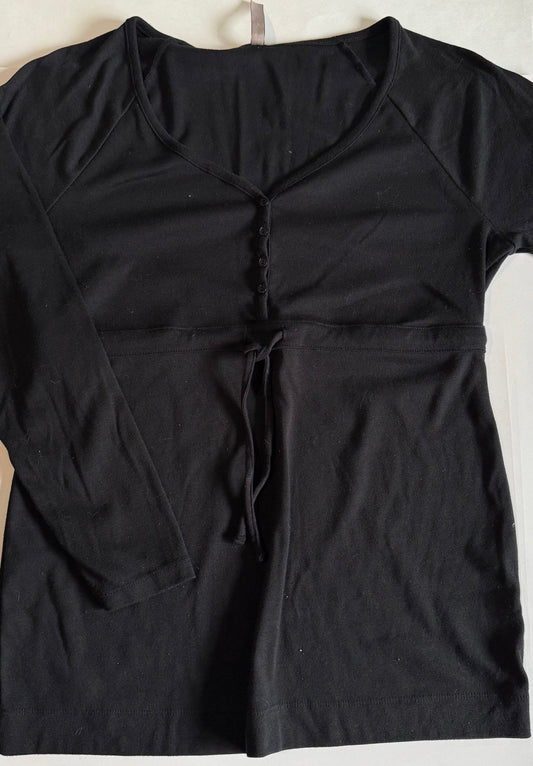 Thyme, Black Maternity Shirt - Size XL