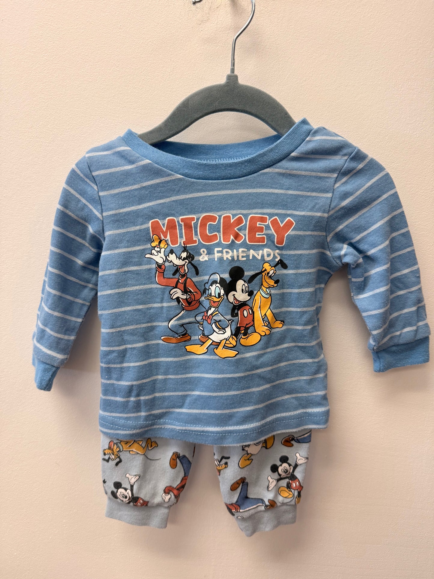 MICKEY MOUSE PJ SET SIZE 3-6M