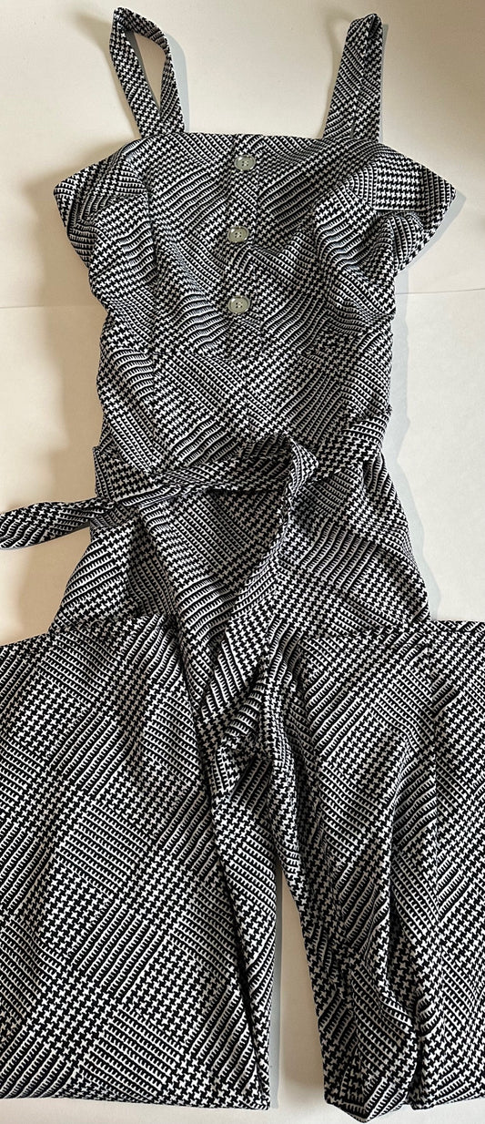 *Adult* Kate and Lily, Black and White Jumpsuit - Size 8