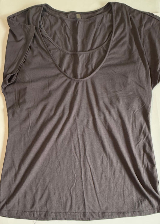 Thyme, Mocha-Coloured Nursing/Maternity Shirt - Size Large