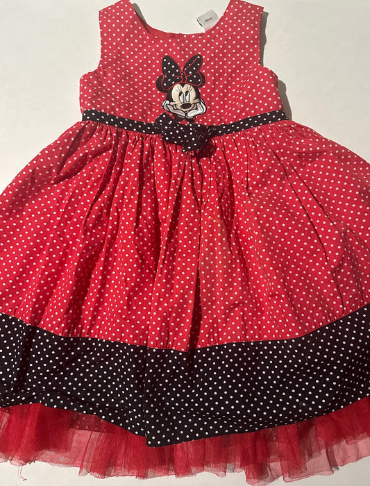 *Play* Disney, Red and Black Minnie Mouse Dress - Size 5