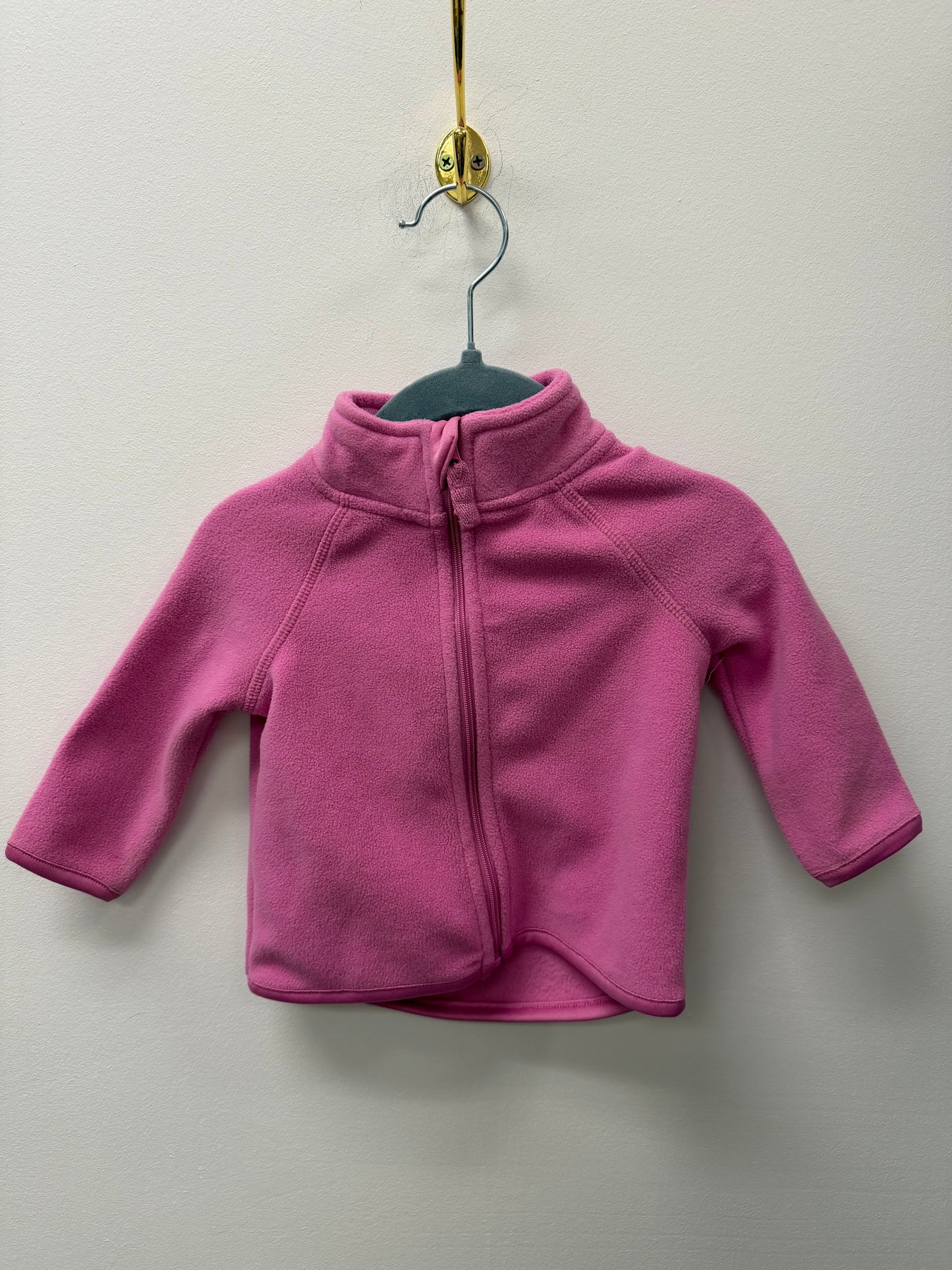 GEORGE FLEECE PINK SWEATER SIZE 0-3M