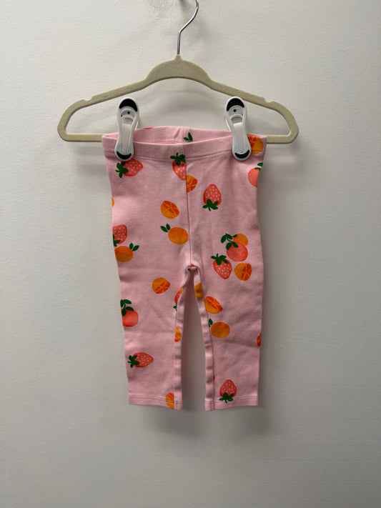 FIRST IMPRESSIONS PEACH LEGGINGS SIZE 6-9M