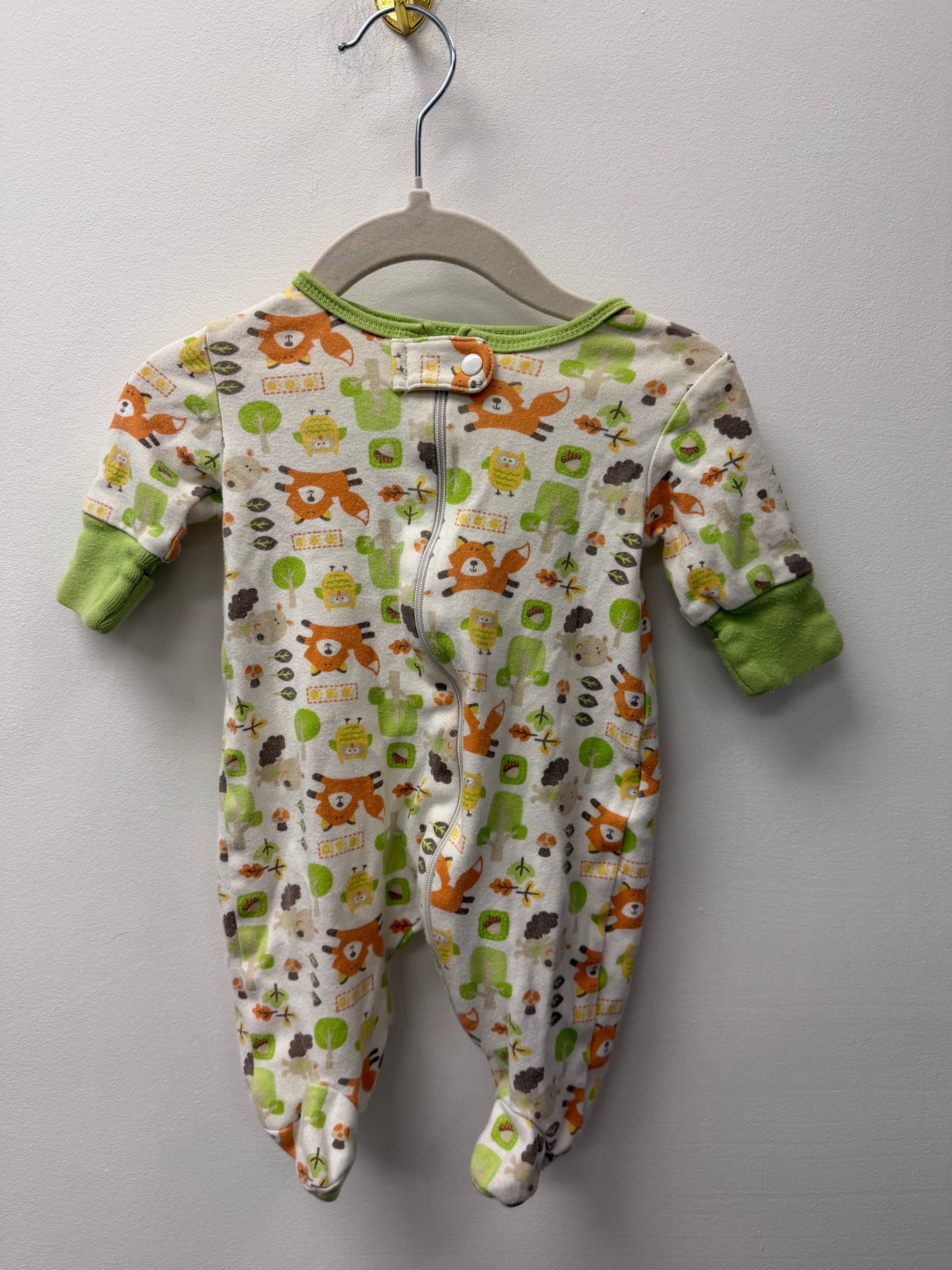 LOVEH CUDDLE ORGANIC ANIMAL SLEEPER SIZE NEWBORN