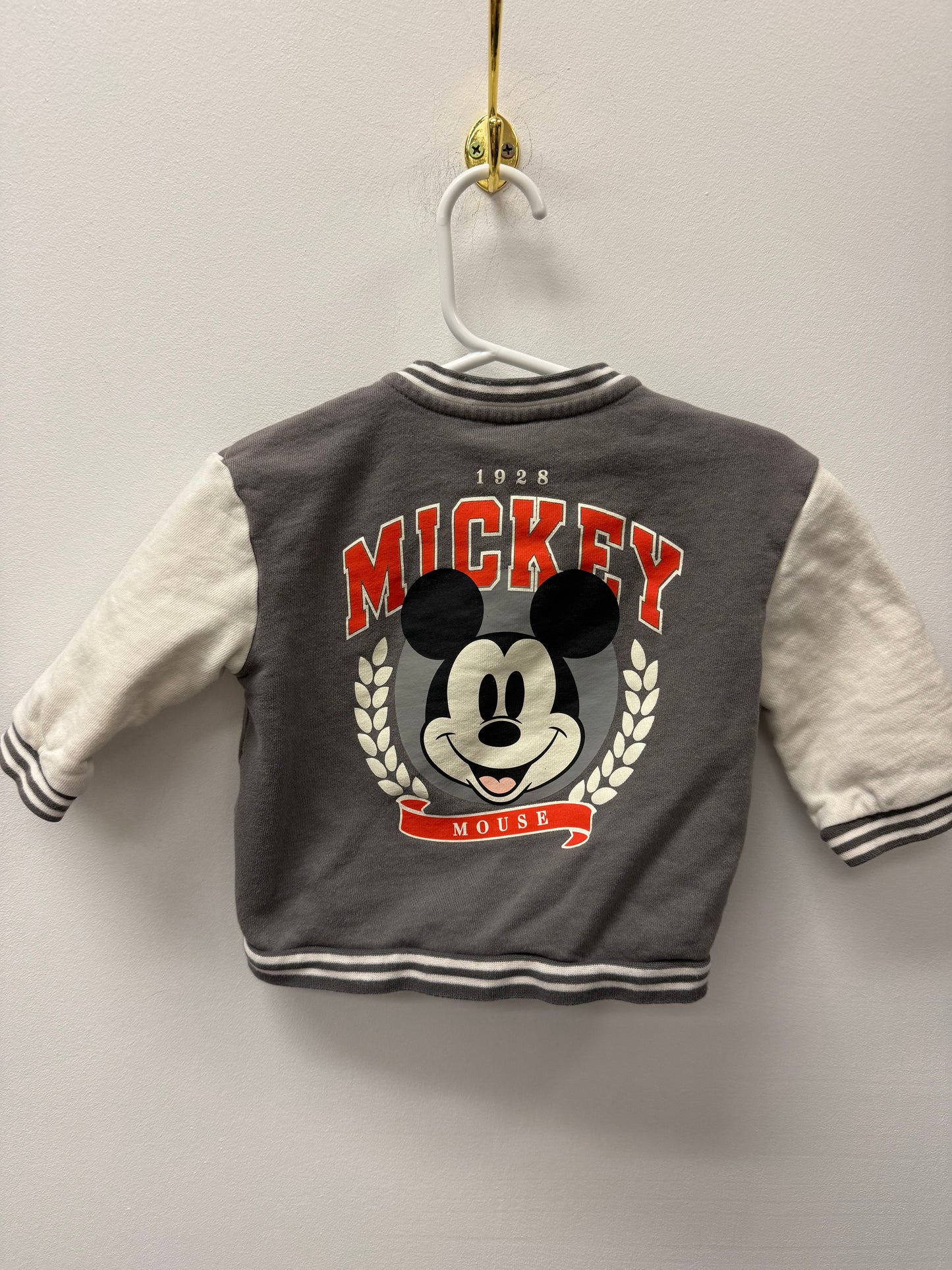 H&M DISNEY MICKEY BOMBER JACKET SIZE 9M