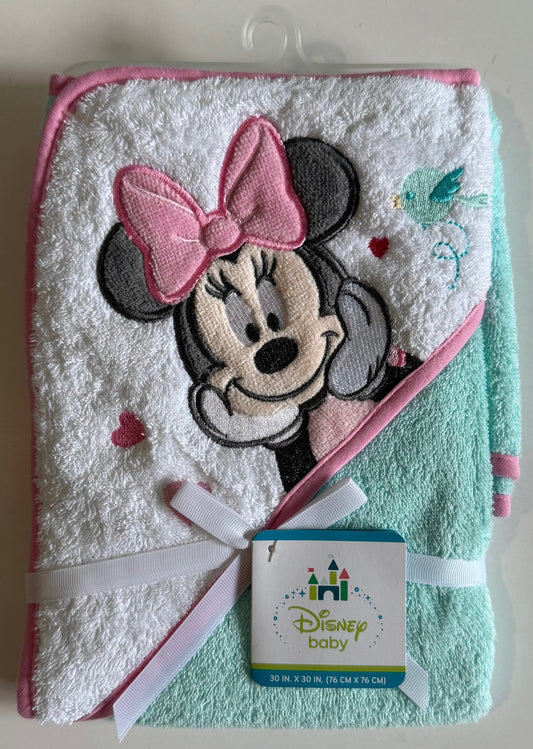 *New* Disney Baby, Minnie Mouse Hooded Towel