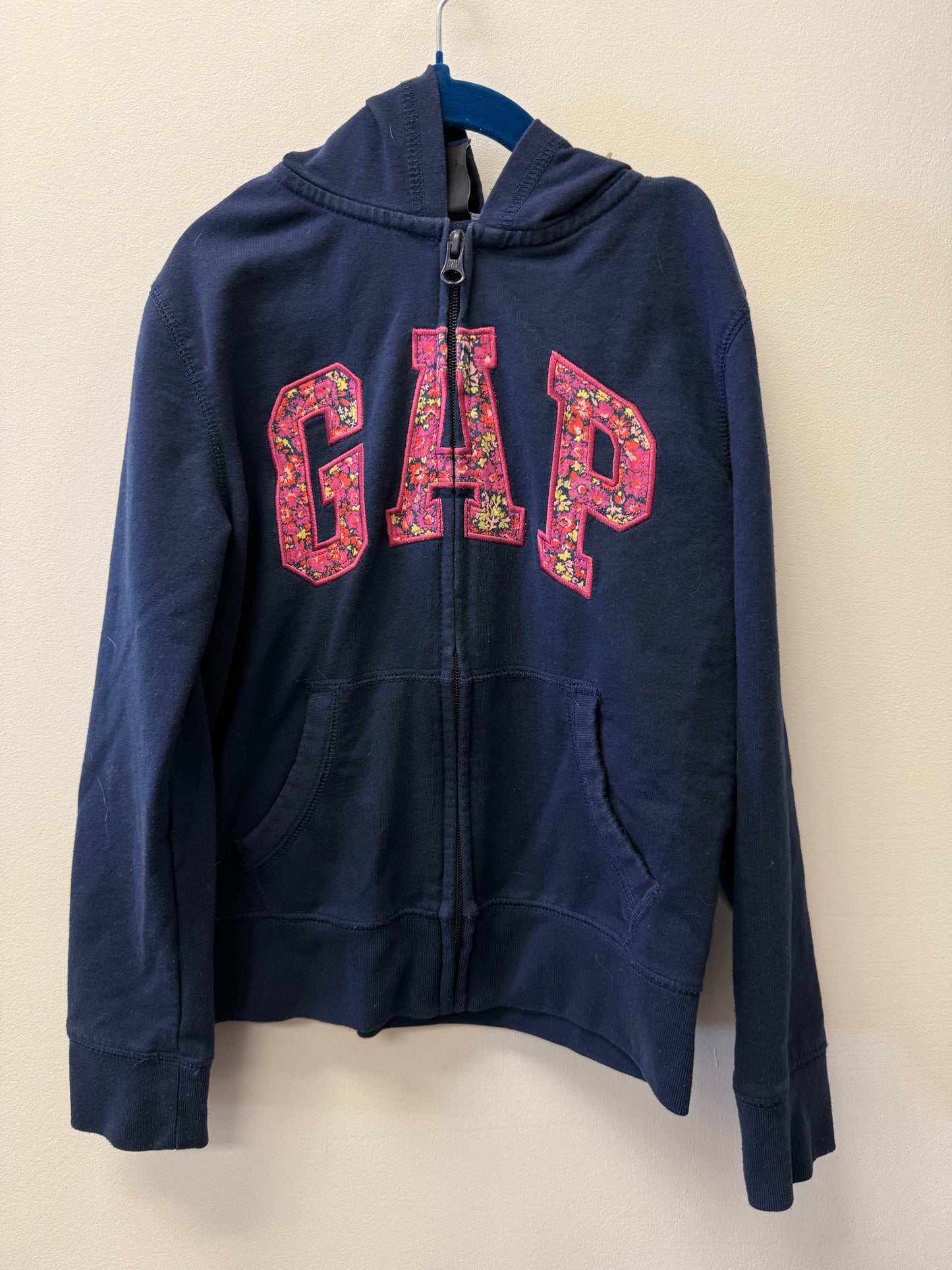 GAP PINK FLORAL SWEATER SIZE 8-9