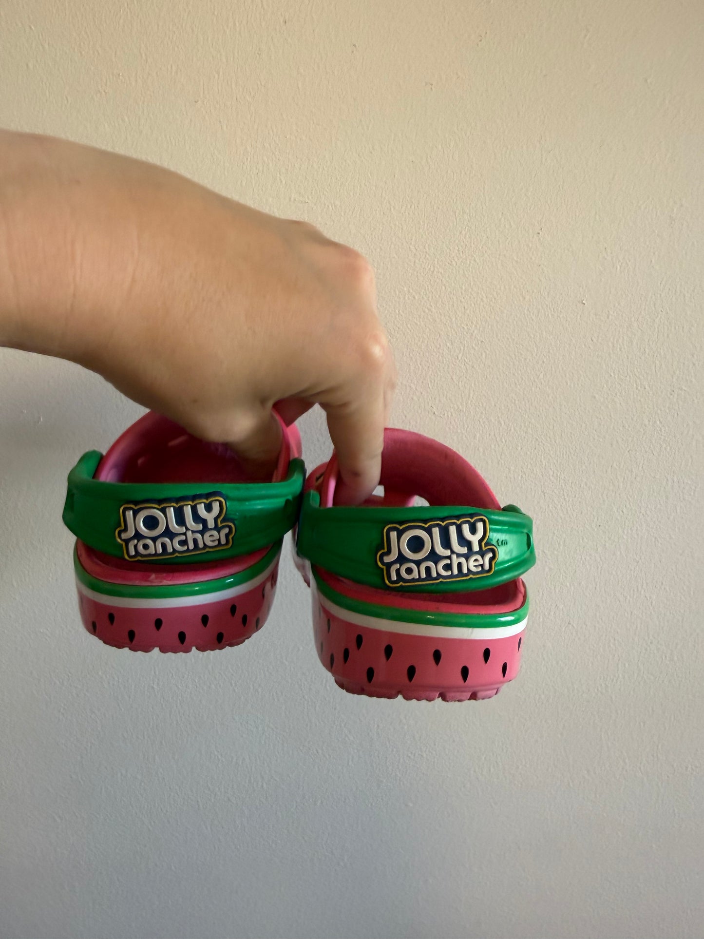 JOLLY RANCHER CROCS SIZE 5