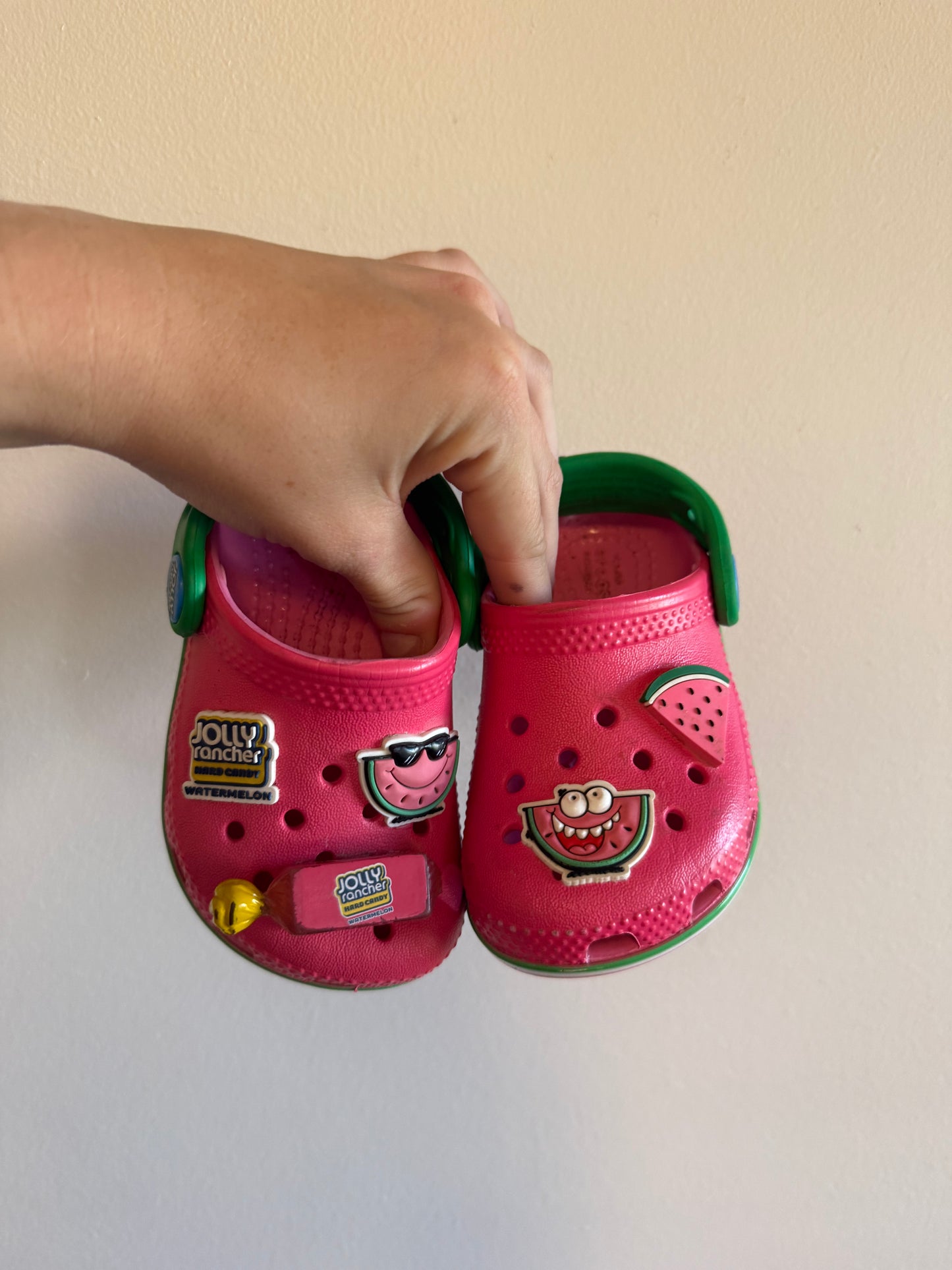 JOLLY RANCHER CROCS SIZE 5