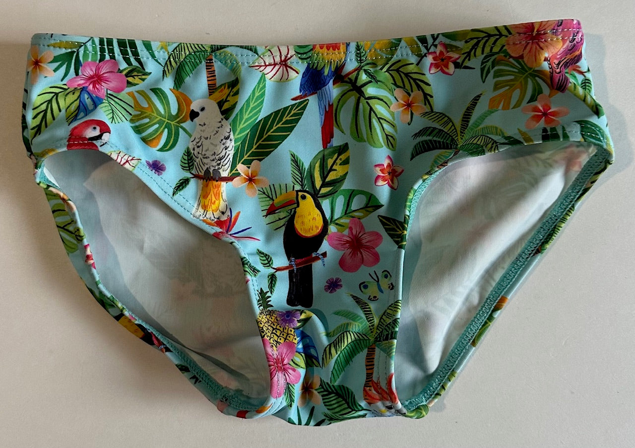 Emma Jayne x H&M, Tropical Toucan Bathing Suit Bottoms - Size 2-4Y