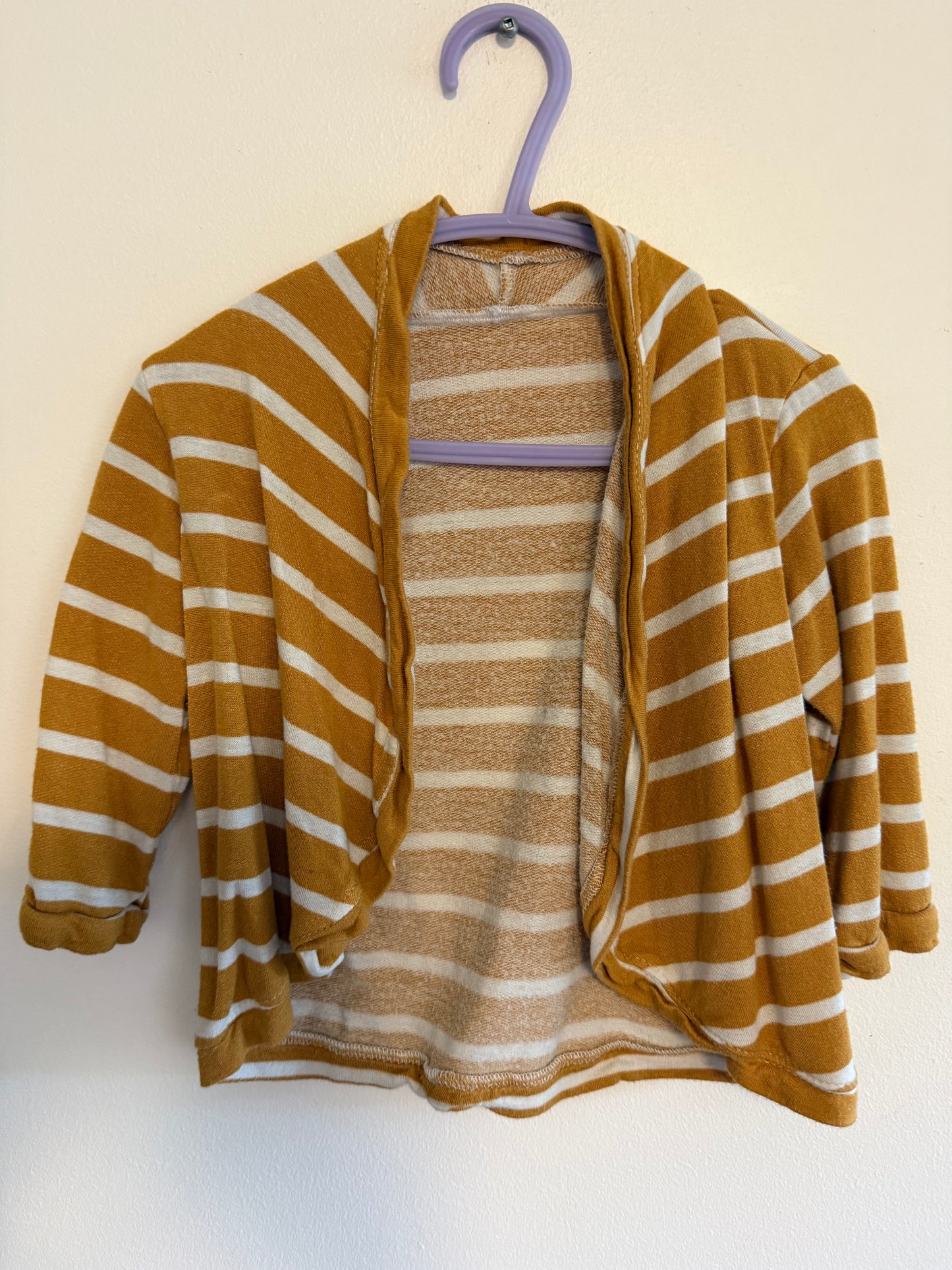 NO TAG STRIPPED CARDIGAN SIZE 12-18M