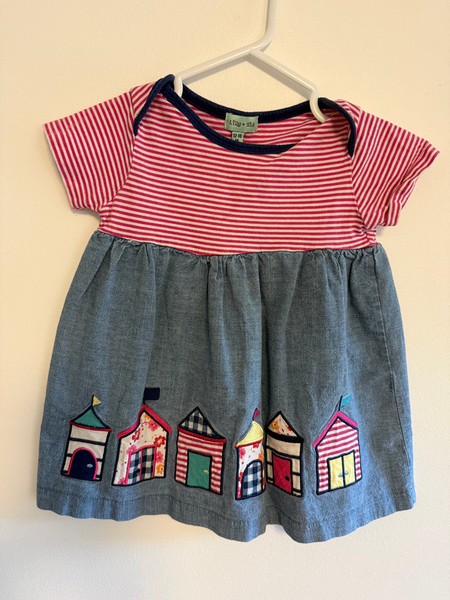 LILLY + SID HOUSE DRESS SIZE 12-18M