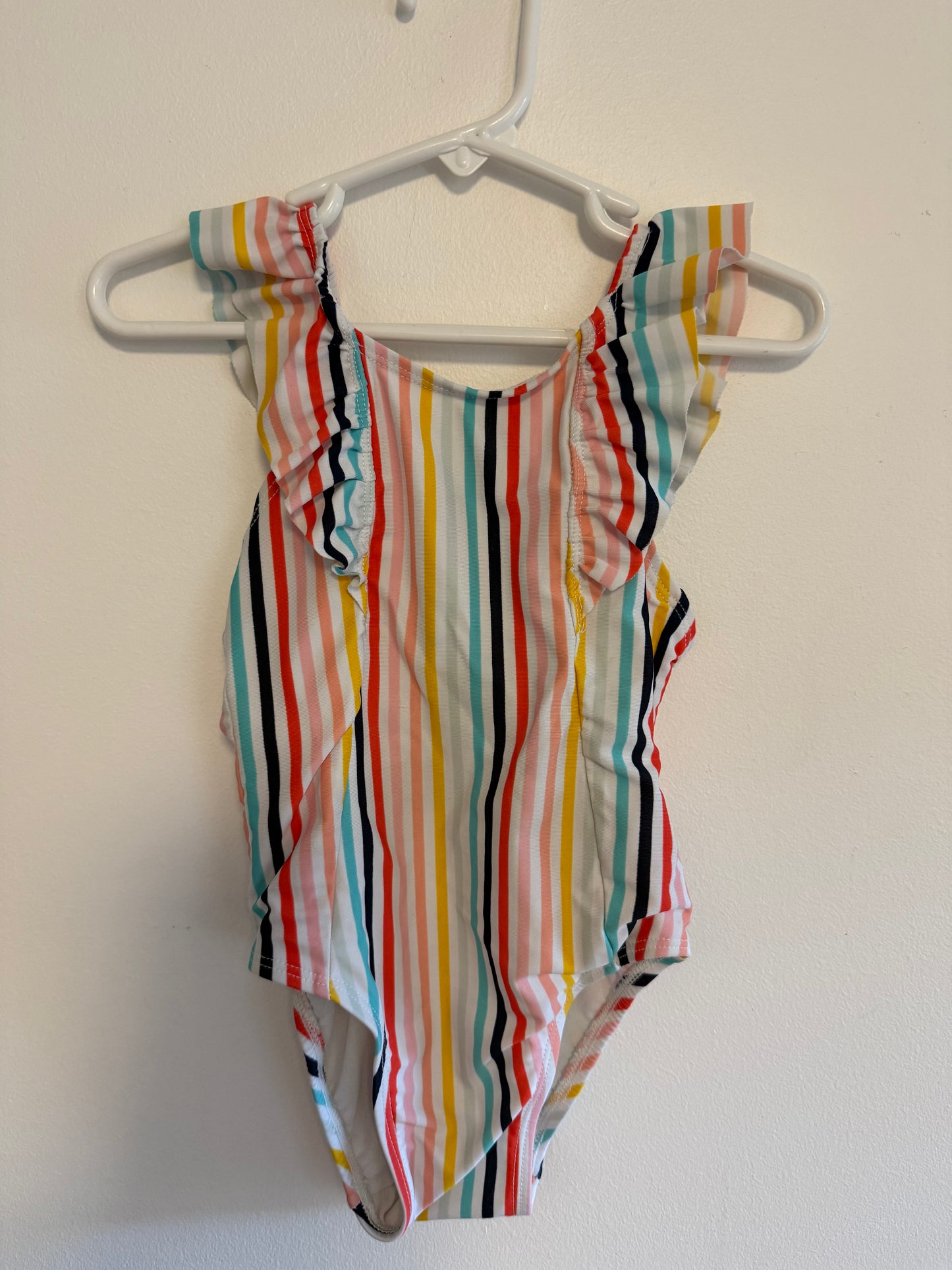 OLD NAVY STRIPPED BATHING SUIT SIZE 2T