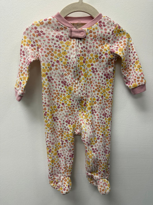 CHICKPEE FLORAL SLEEPER SIZE 0-3M