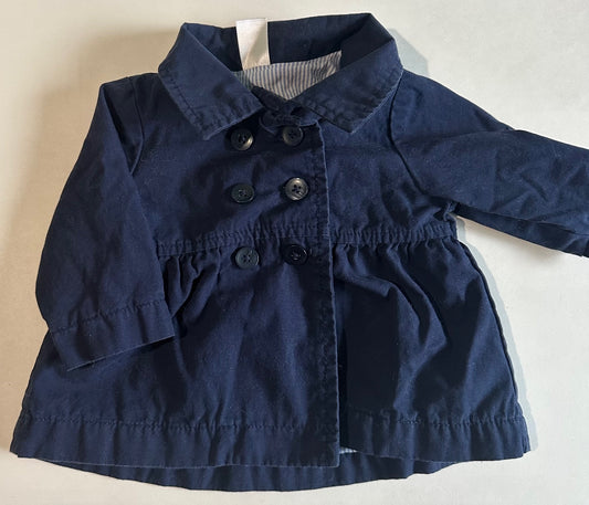 Carter's, Navy Blue Coat - 3 Months