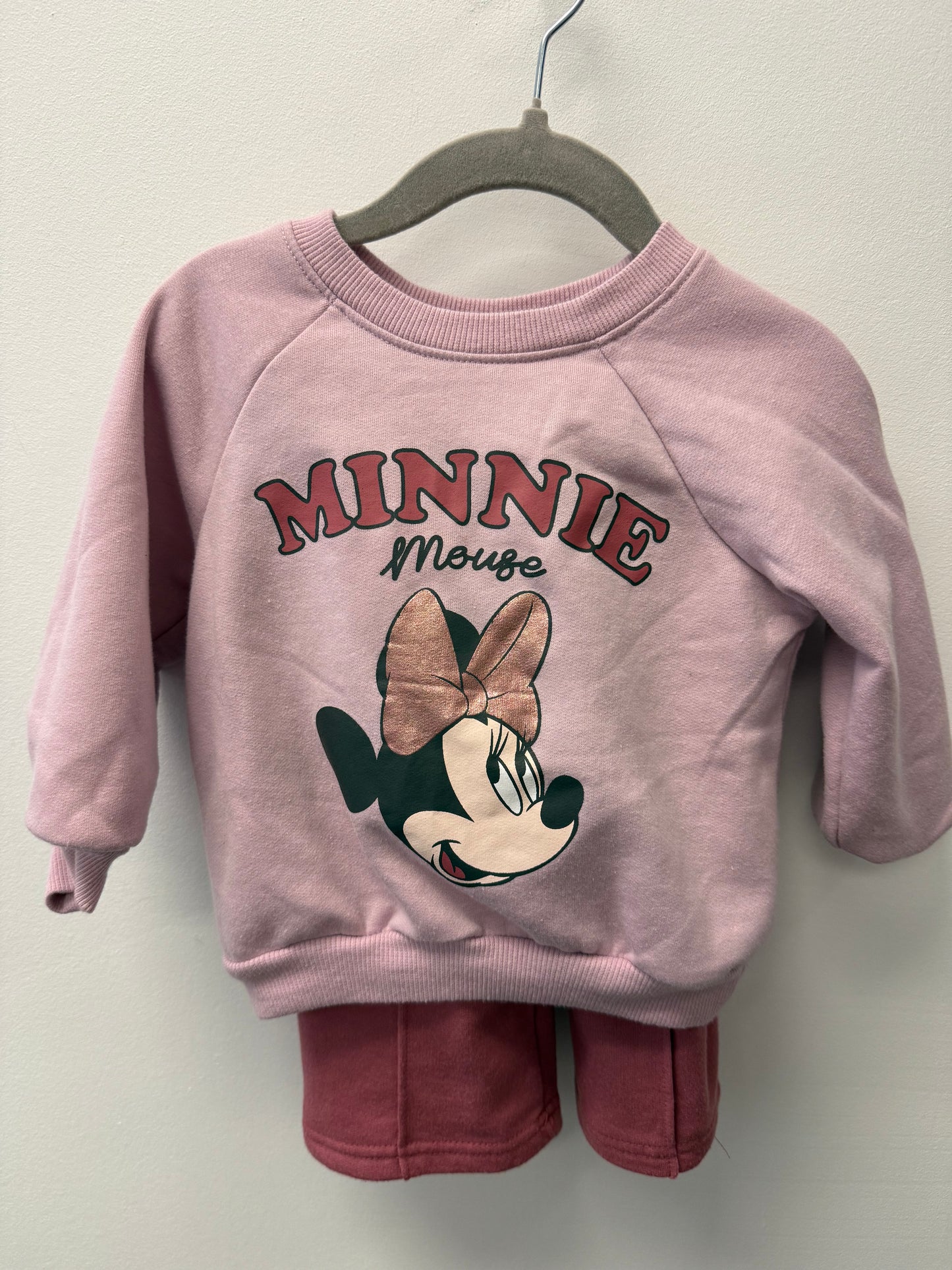 DISNEY MINNIE MOUSE OUTFIT SIZE 12-18M