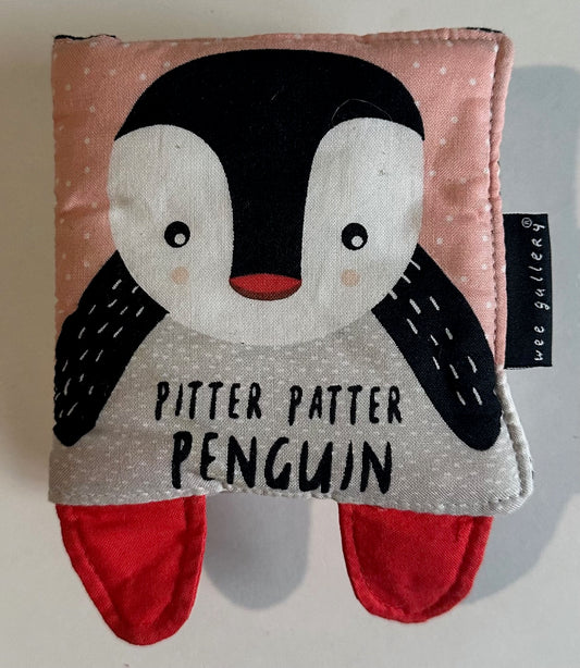 *Play* Wee Gallery, Cloth "Pitter Patter Penguin" Book