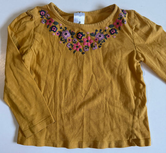 *Play* Palamino, Yellow Flowery Shirt - Size 3T
