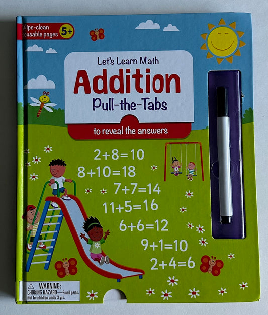 Unknown Brand, "Let's Learn Math: Addition Pull-the-Tabs" Books