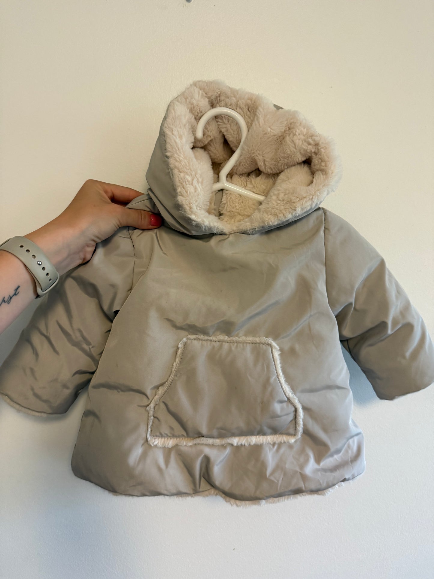 ZARA PONCHO STYLE COAT SIZE 6-9M