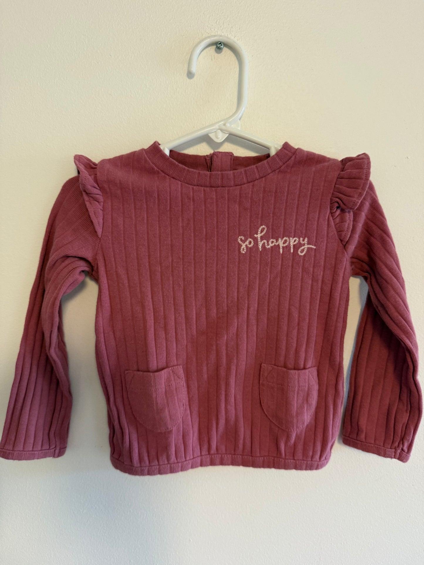 HUGGIES " SO HAPPY" SHIRT SIZE 18M