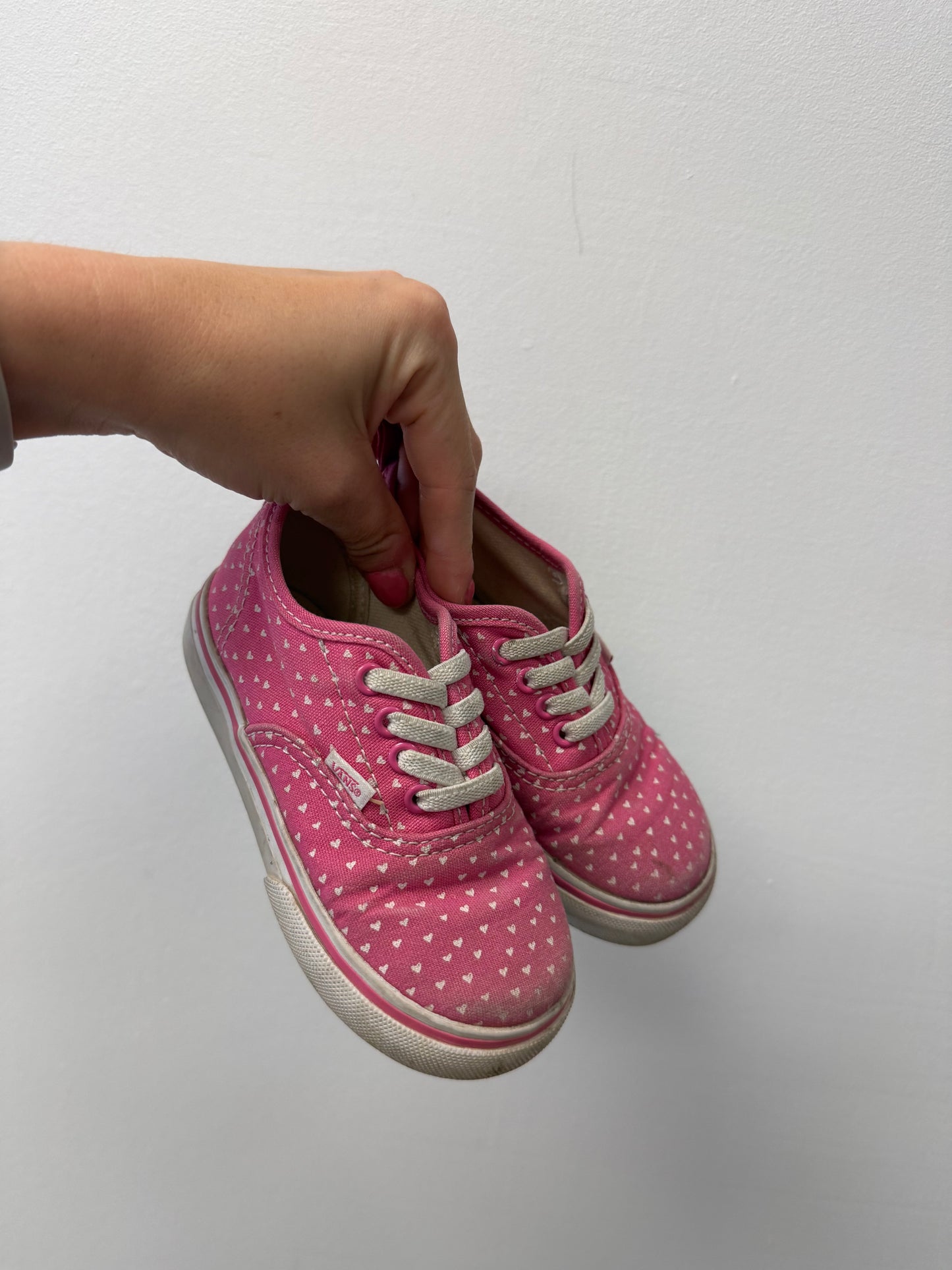 VANS PINK POLKA DOTS SIZE 7