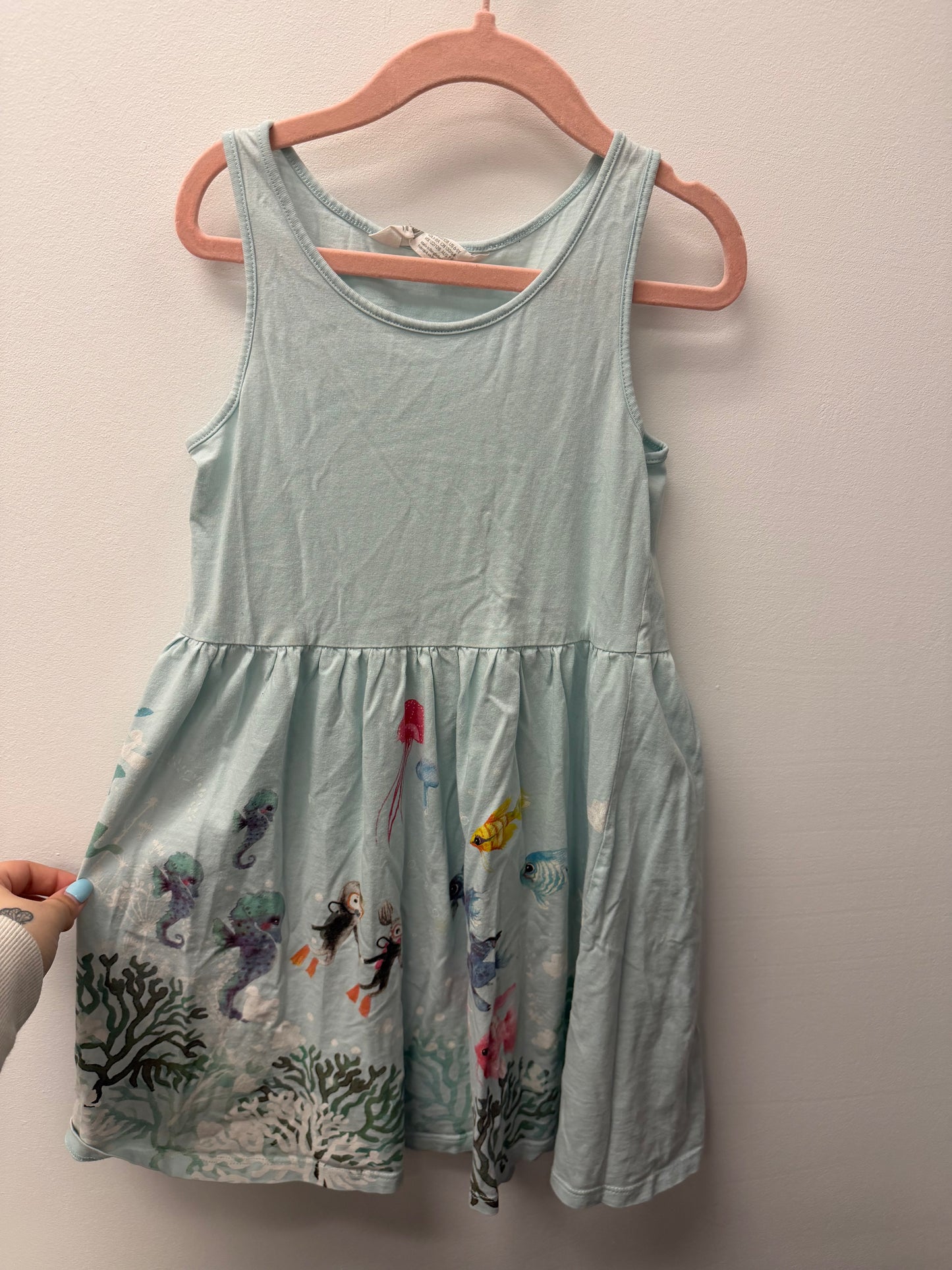 H&M FISH DRESS SIZE 6-8
